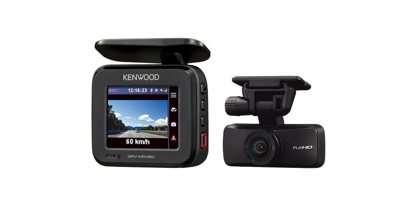 ケンウッド(KENWOOD) ドライブレコーダー DRV-MR480 前後撮影対応2カメラ 安心の製品3年 前後2カメラに「HDR」搭載し ブラック