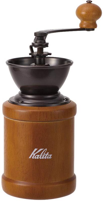 【Amazon.co.jp 】 カリタ(Kalita) コーヒーミル 木製 手挽き 手動 KH-3AM #42188 アンティーク コーヒーグラインダー 小型 アウトドア