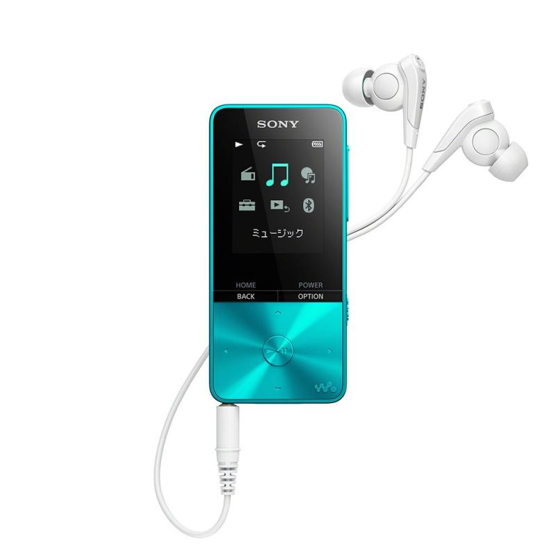 ソニー ウォークマン Sシリーズ 16GB NW-S315: MP3プレーヤー Bluetooth対応 最大52時間連続再生 イヤホン付属 2017年モデル ブルー NW-
