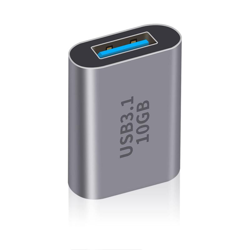 Duttek 10Gbps USB Cメス - USBメスアダプター 3.1 Gen2 USB 3.1 A - USB Type Cコンバーター MacBook、iPhone、ハブのビデオとオーディ