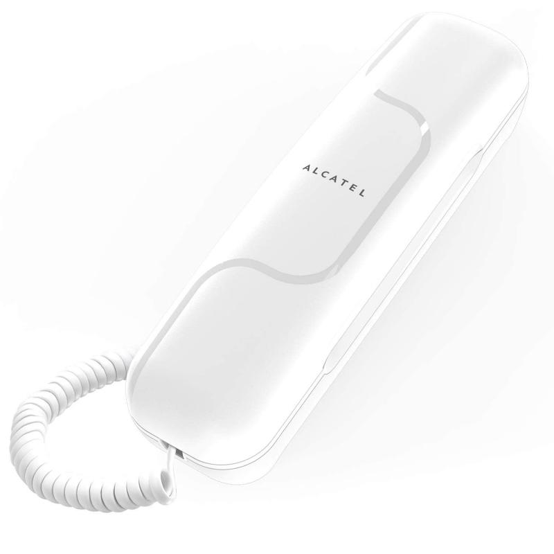 ALCATEL (アルカテル) T06 電話機 北欧デザイン おしゃれ 本体 親機のみ (ホワイト)