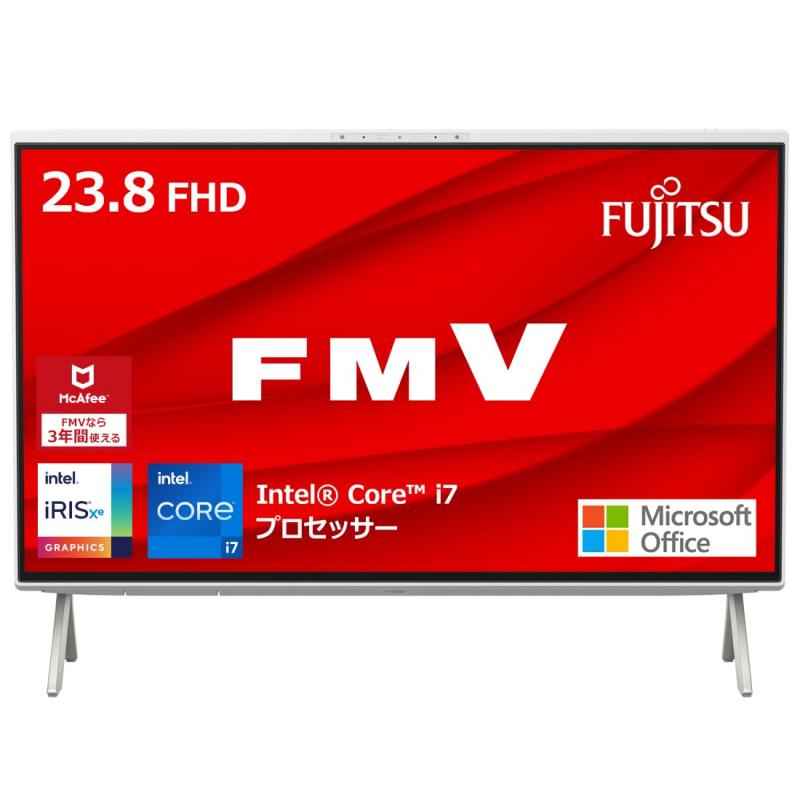 富士通 デスクトップパソコン FMV ESPRIMO FHシリーズ WF1/H3 富士通WEBMART専用モデル (16GB /HDD1TB /白)