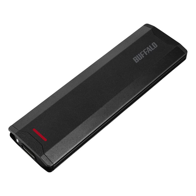 バッファロー SSD 外付け 1.0TB USB3.2Gen2 1000MB/S ポータブル コンパクト PS5/PS4対応(メーカー動作確認済) ブラック SSD-PH1.0U3-BC/