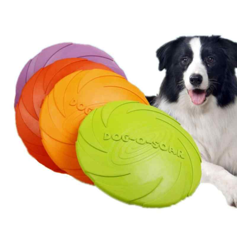 YINKE 犬 おもちゃ フリスビー ペットおもちゃ ソフトフライングディスク歯耐性 ゴム 運動不足解消 知能訓練 小型犬/中型犬/大型犬に適応
