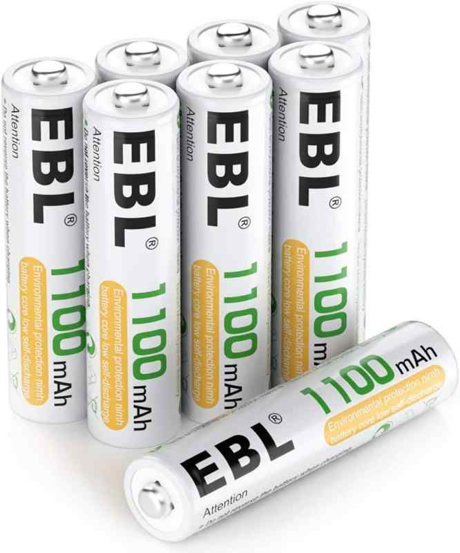 EBL 電池 単3 充電式電池 充電電池 (単4電池*8)