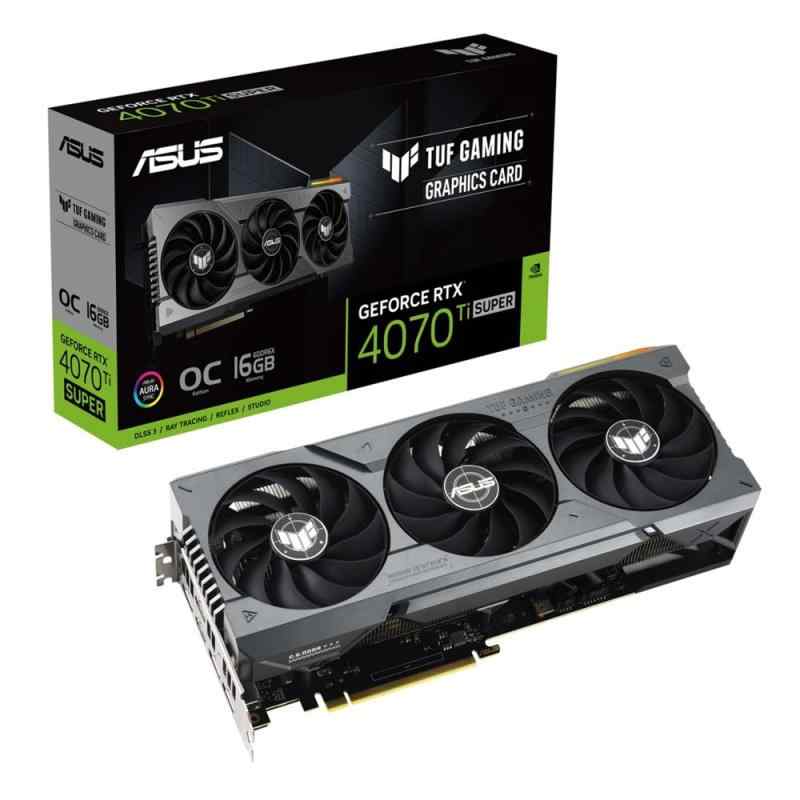 ASUS TUF Gaming GeForce RTX 4070 Ti SUPER 搭載 16GB GDDR6X OC ビデオカード/TUF-RTX4070TIS-O16G-GAMING 国内正規流通品