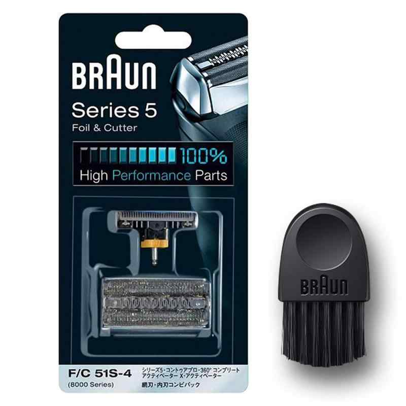 ブラウン(Braun) 【2020年発売/正規品】ブラウン シェーバー替刃 シリーズ5 F/C51S-4-b シルバー ブラシ付き