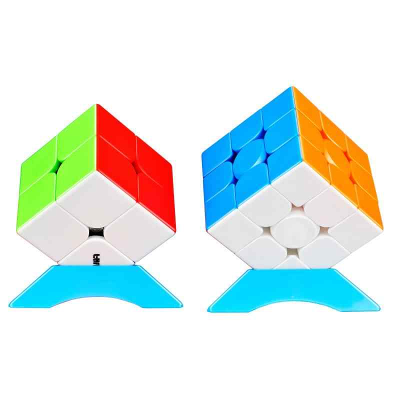 マジックキューブ ステッカーレス 3x3x3 魔方 競技用キューブ 立体パズル 回転スムーズ プロ向け 達人向け 知育玩具 (競技用版) (セット