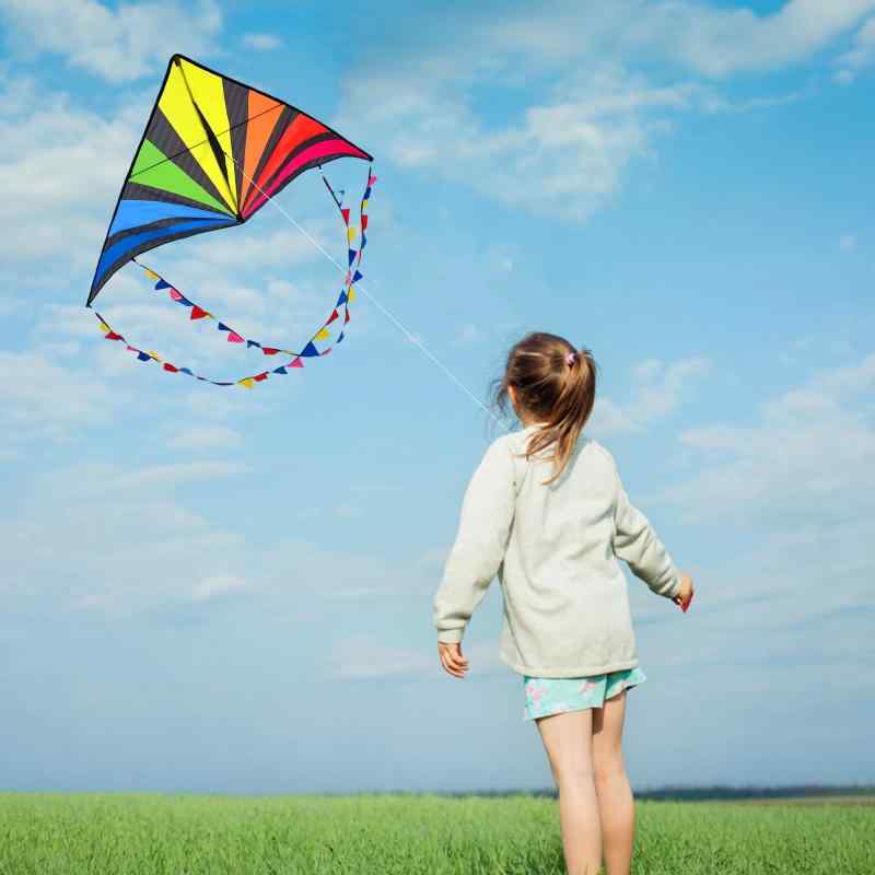 カイト 凧 おもちゃ 凧揚げ 子供 玩具 たこあげ よく飛ぶ (花火凧＆糸巻（90m糸）)