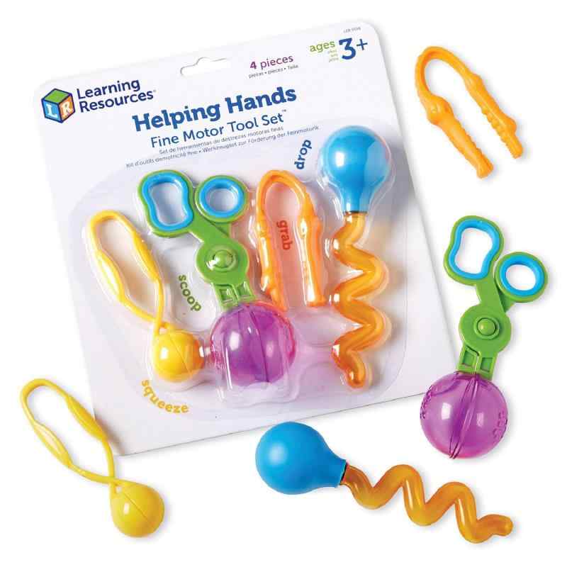 ラーニング リソーシズ 幼児おもちゃ 指先トレーニング 手指の運動 お助けツールセット LER5558 正規品