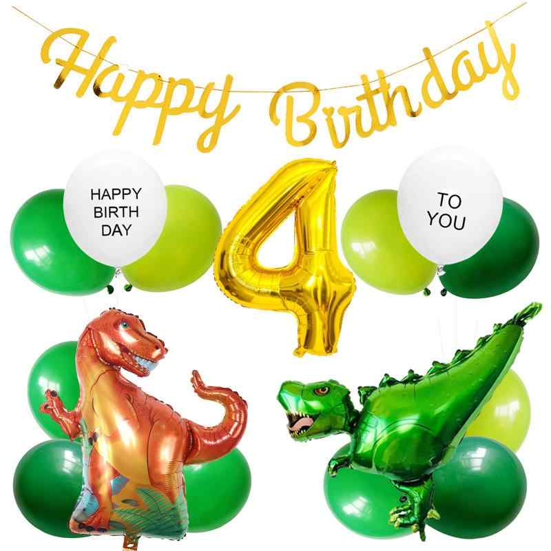 誕生日 飾り付け 風船 バルーン 恐竜 ダイナソー バースデー パーティー デコレーション セット HAPPY BIRTHDAY ガーランド 子供 男の子
