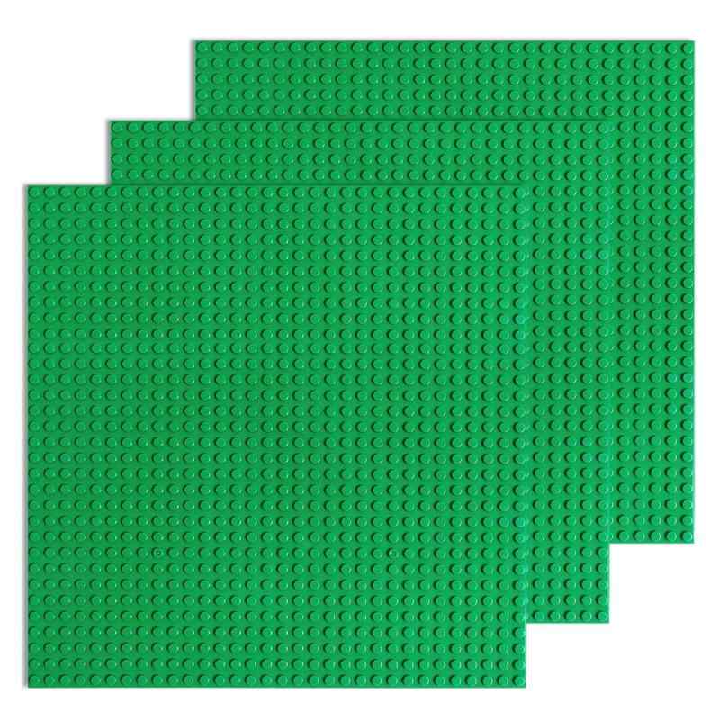 基礎板 ブロック プレート クラシック 両面 互換性 32×32ポッチ (グリーン3枚)