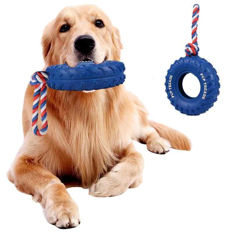 犬 おもちゃ Oziral 犬用 噛む おもちゃ ゴム タイヤ 丈夫 歯磨き 壊れにくい 犬のおもちゃ ロープ 引っ張り ストレス解消 運動不足解消