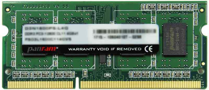 CFD販売 SO-DIMM ノートPC用メモリ DDR3-1600 (PC3-12800) 8GB×1枚 (8GB) 相性 無期限 1.35V対応 Panram D3N1600PS-L8G