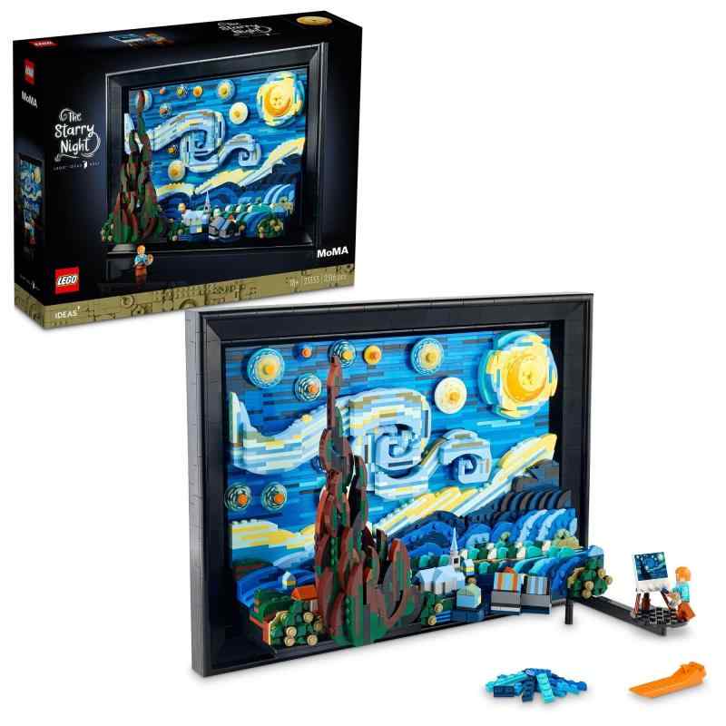 レゴ(LEGO) アイデア ゴッホ 「星月夜」クリスマスプレゼント クリスマス 21333 アートパネル インテリア おしゃれ おもちゃ ブロック プ