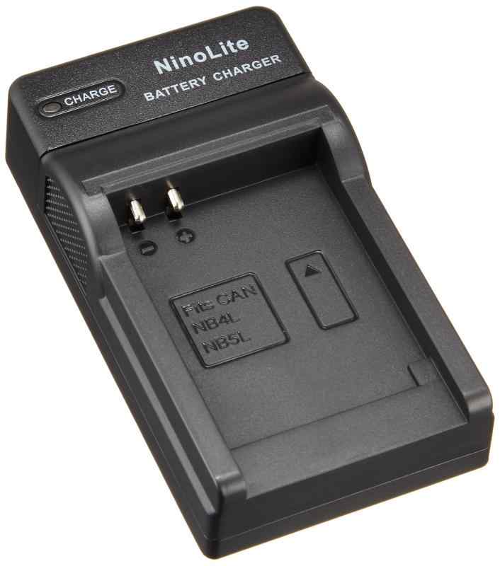 NinoLite USB型 バッテリー 用 充電器 キャノン NB-4L NB-5L 等対応 チャージャー DC22/K4