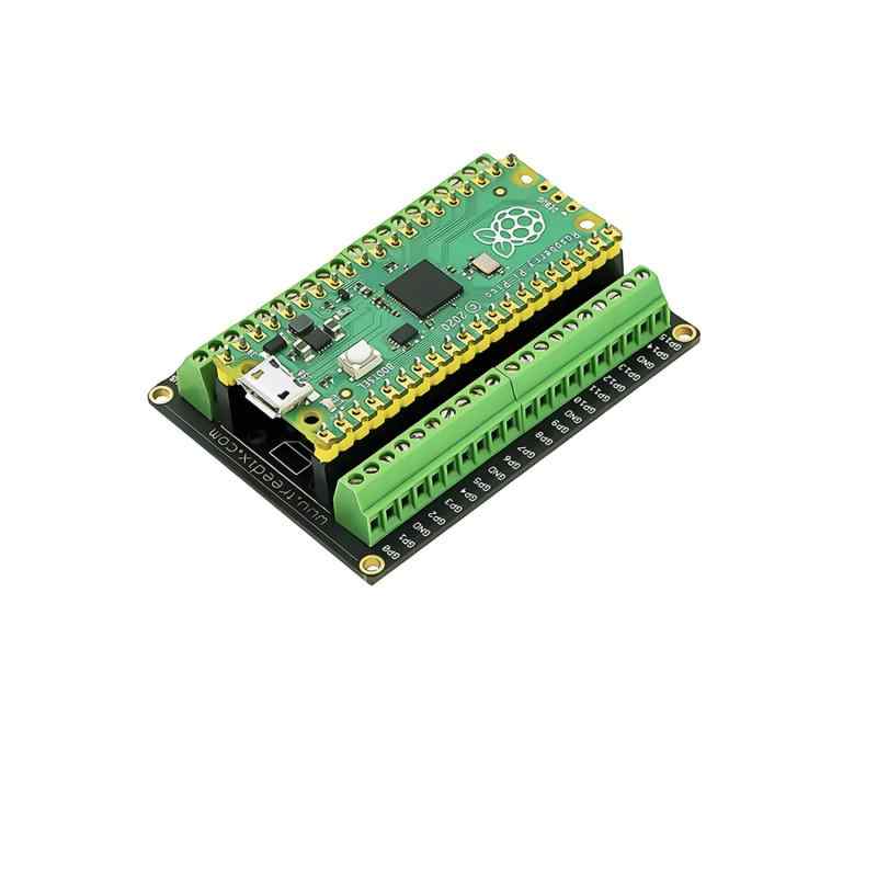 Treedix ブレークアウトボード Raspberry PI PICO用 フレキシブルPCBシールドボード ターミナルブロックシールド ピンヘッダー付き