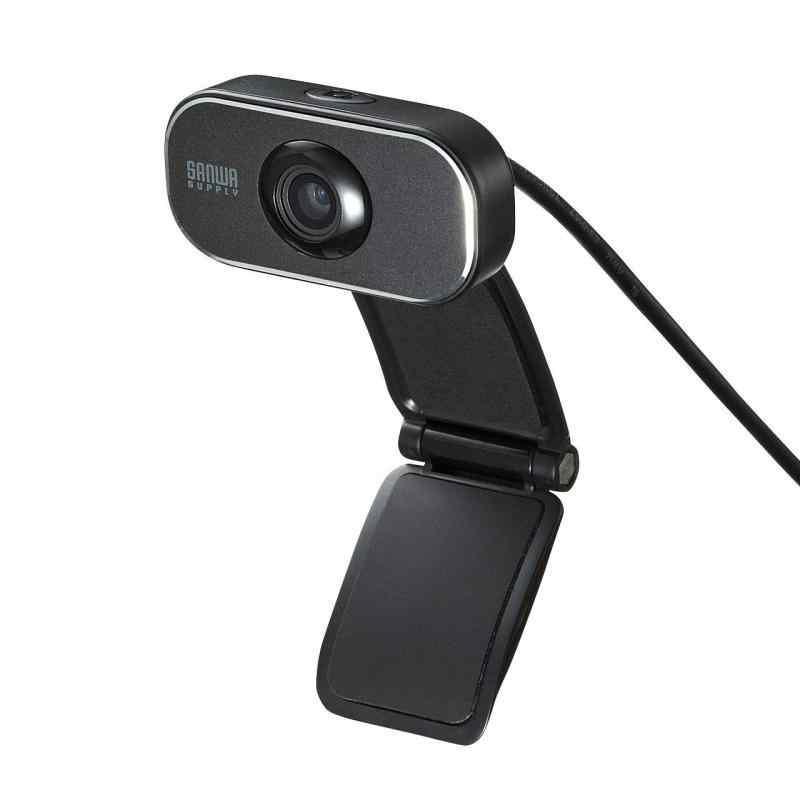 サンワサプライ WEBカメラ 200万画素 FULL HD マイク内蔵 Skype対応 CMS-V41BK