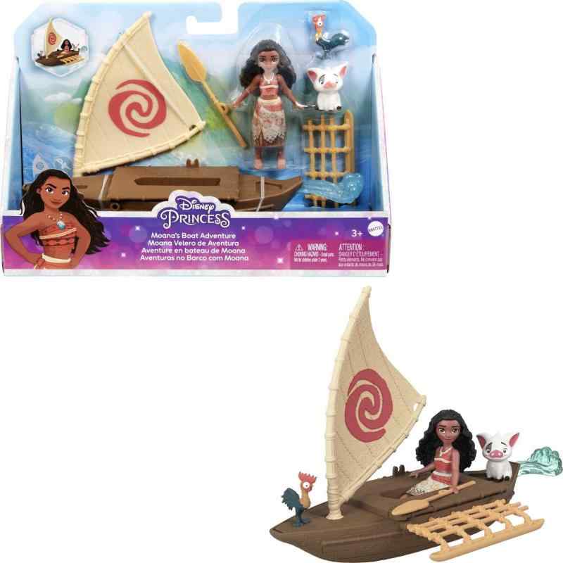 Disney Princess モアナと伝説の海 モアナ Small Doll & Boat ボート Playset