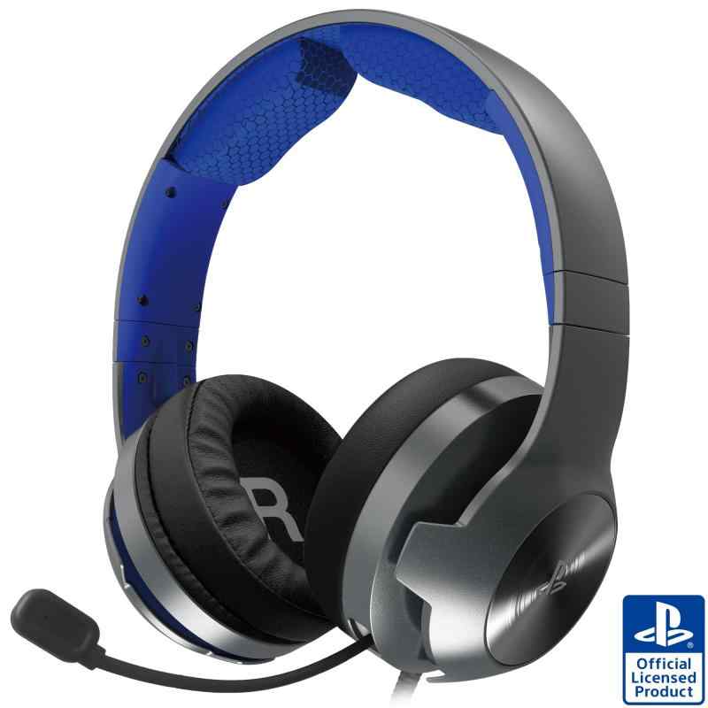 【SONYライセンス商品】ホリ ゲーミングヘッドセット プロ for PlayStation5, PlayStation4, PC ブルー【PS5対応】