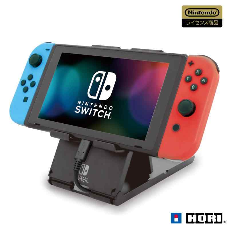ホリ 【任天堂ライセンス商品】NEWプレイスタンド for Nintendo Switch 【Nintendo Switch Lite対応】折りたたみ可能