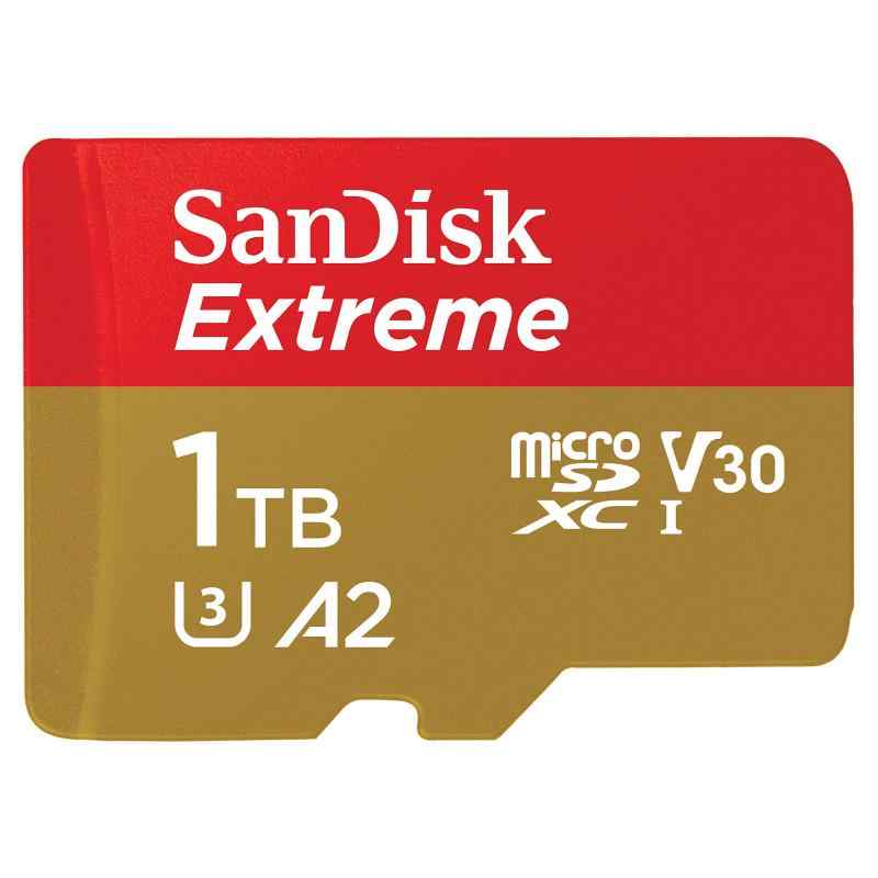 SanDisk microSDXC UHS-I カード 1TB Extreme 超高速タイプ（読込最大190MB/s 書込最大130MB/s）サンディスク エクストリーム SDSQXAV-1T