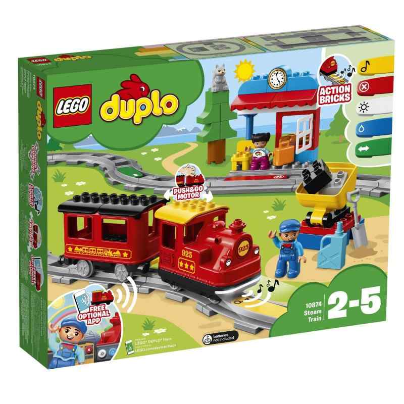 レゴ(LEGO) デュプロ キミが車掌さん おしてGO機関車デラックス クリスマスプレゼント クリスマス 10874 知育玩具 おもちゃ ブロック プ