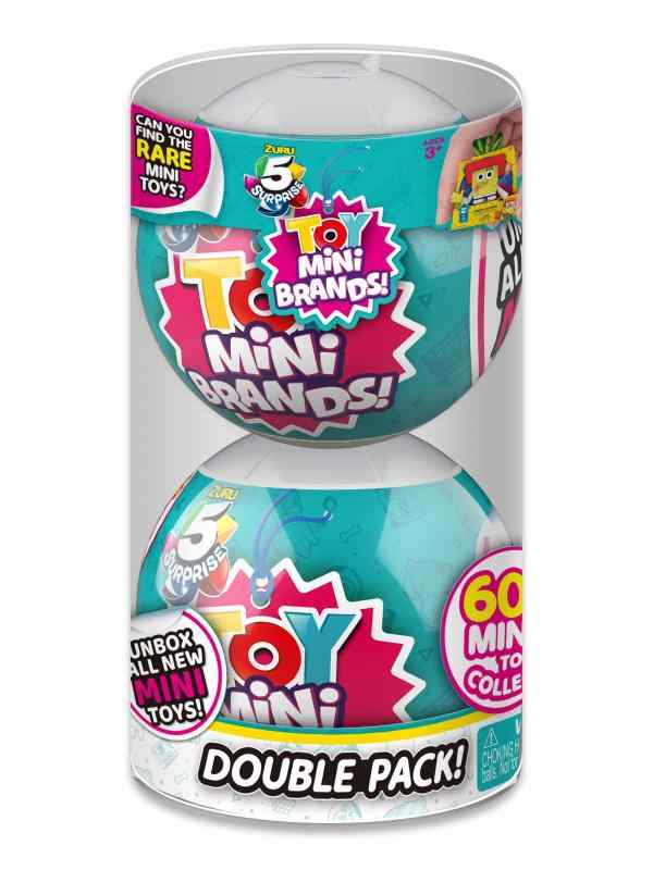 Toy Mini Brands Series 1 by ZURU (2 Pack) Toys Mystery Capsule Real Miniature Brands Collectibles Amazon Exclusive (Series 1)Toy